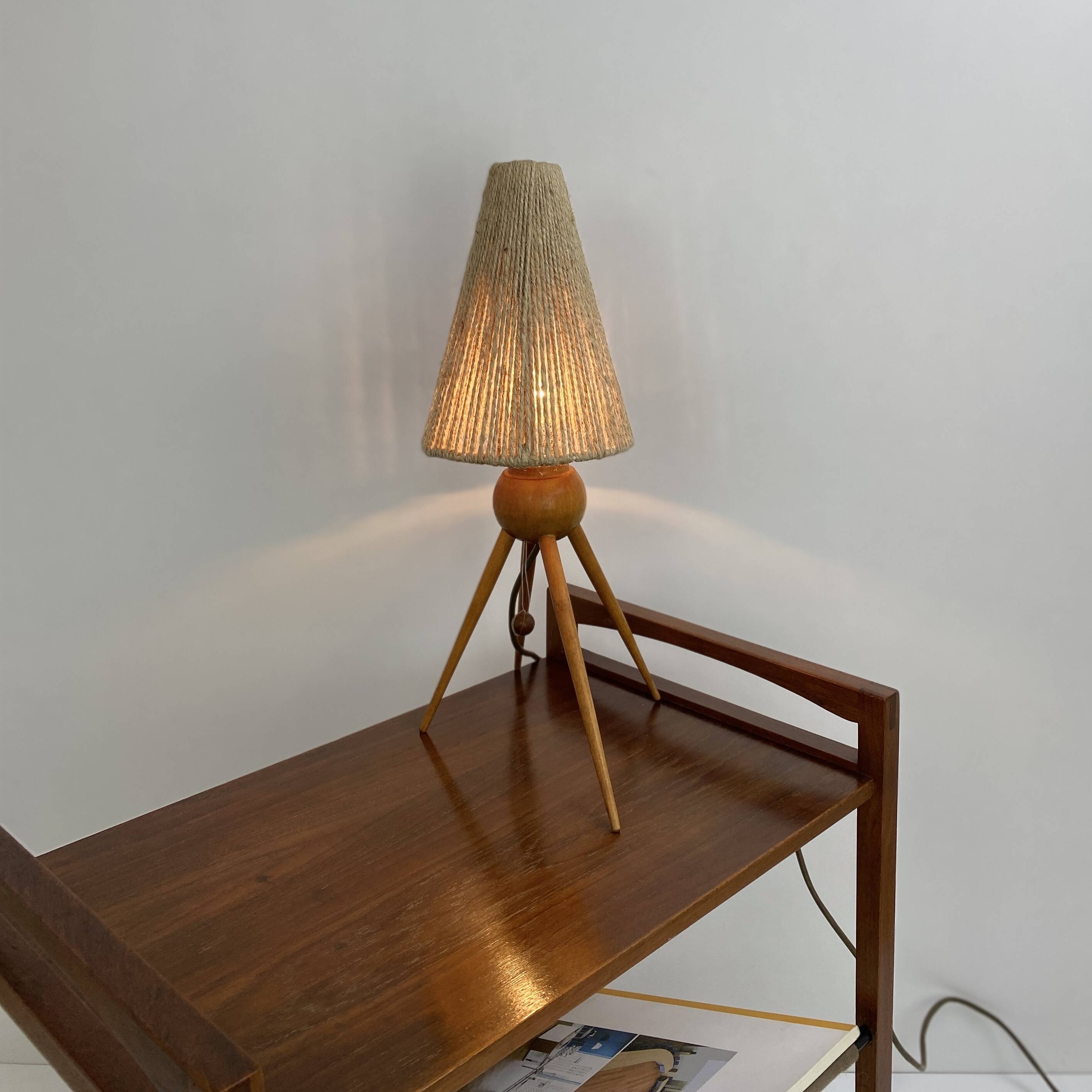 Scandinavian Lamp 50's — Rare Model Attributed to Uno & Östen Kristiansson