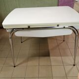 Vanilla formica table - Vintage