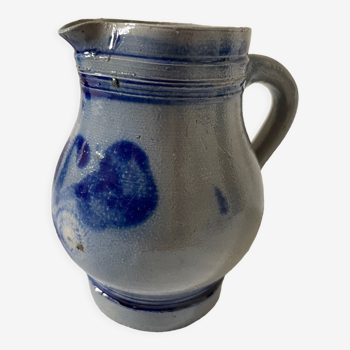 Alsace stoneware pitcher