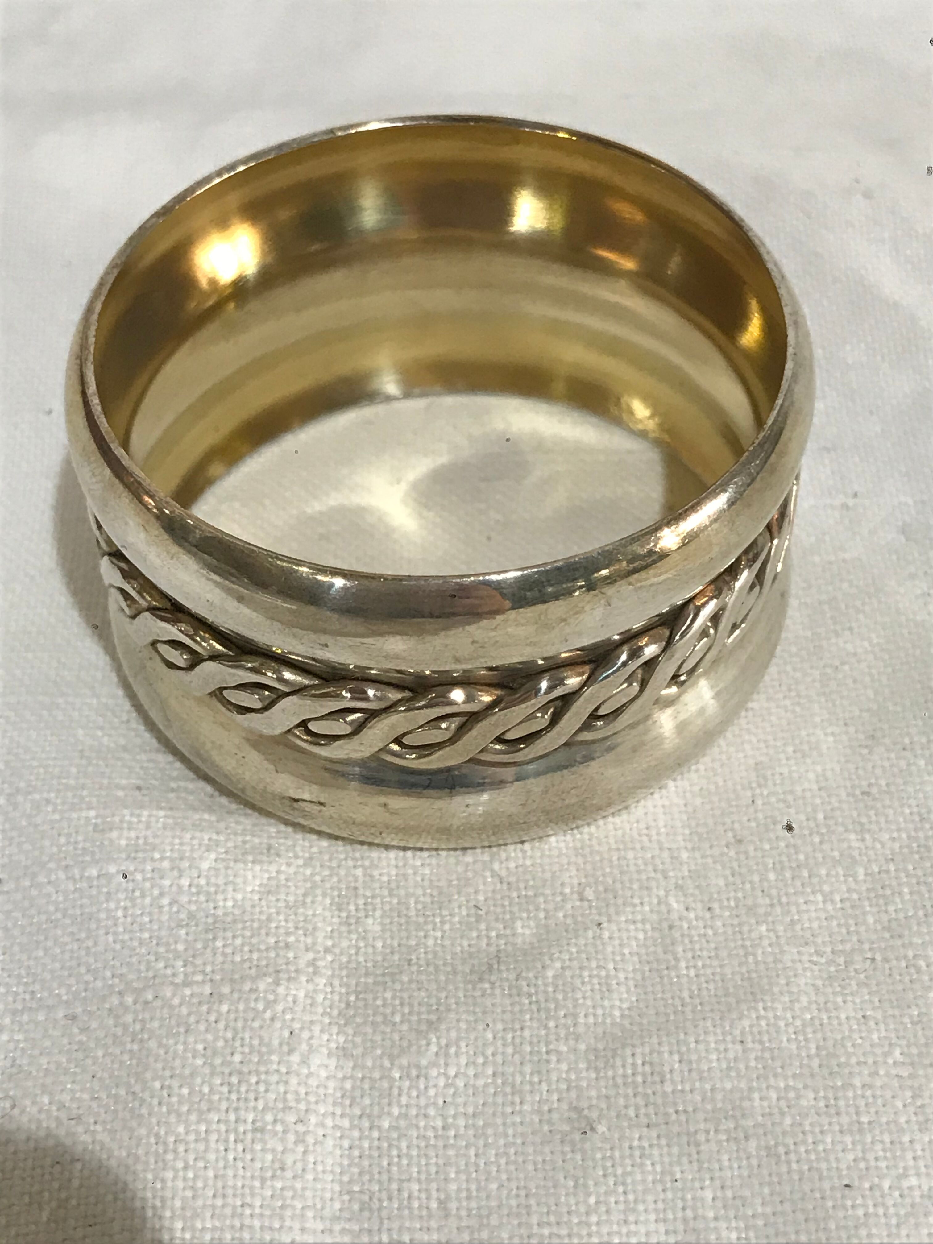 Old metal towel round