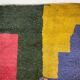 Traditional Berber rug in natural wool, size 150 x 250 cm