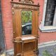 Vestiaire porte manteau en noyer fin XIXe