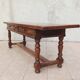 Table de ferme en noyer époque 20ème