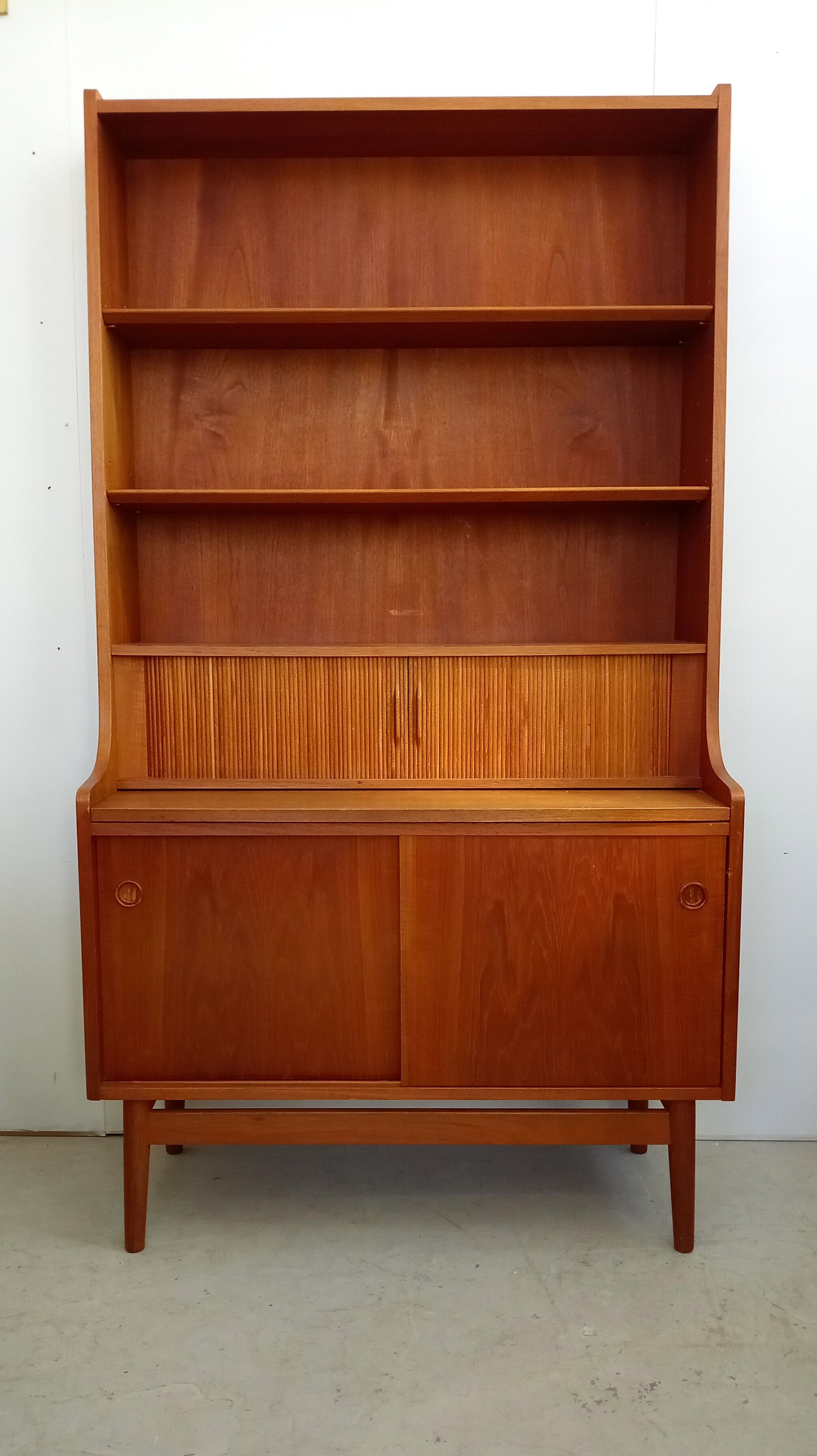 Secretary desk in teak by Johannes Sorth for BM mobler, denmark, 60s