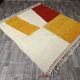 Berber rug natural wool Morocco 3 x 2 m