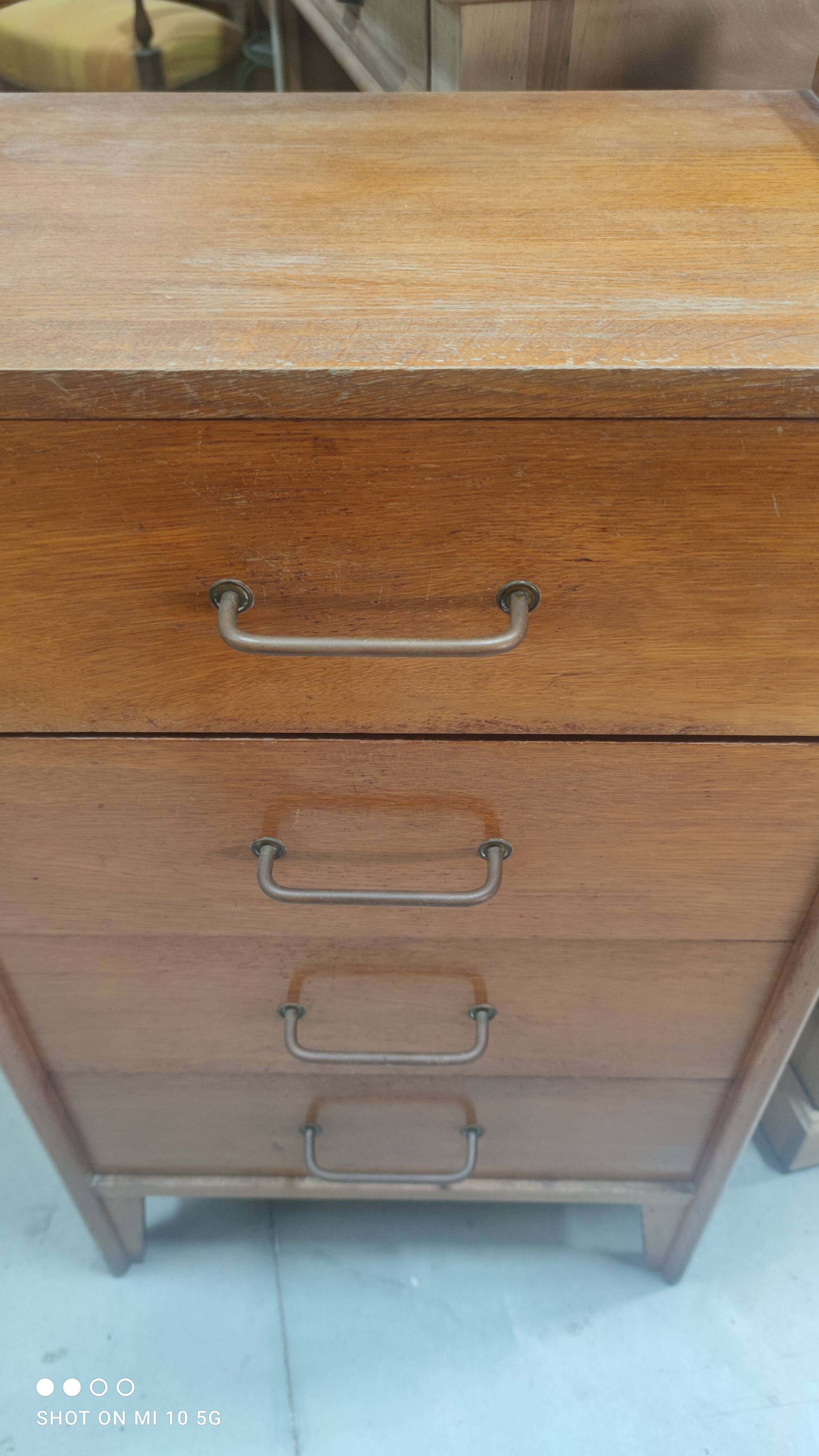Oak chest of drawers 4 drawers circa 1950