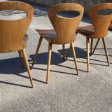 Set of 4 chairs baumann model "Ant" 1960
