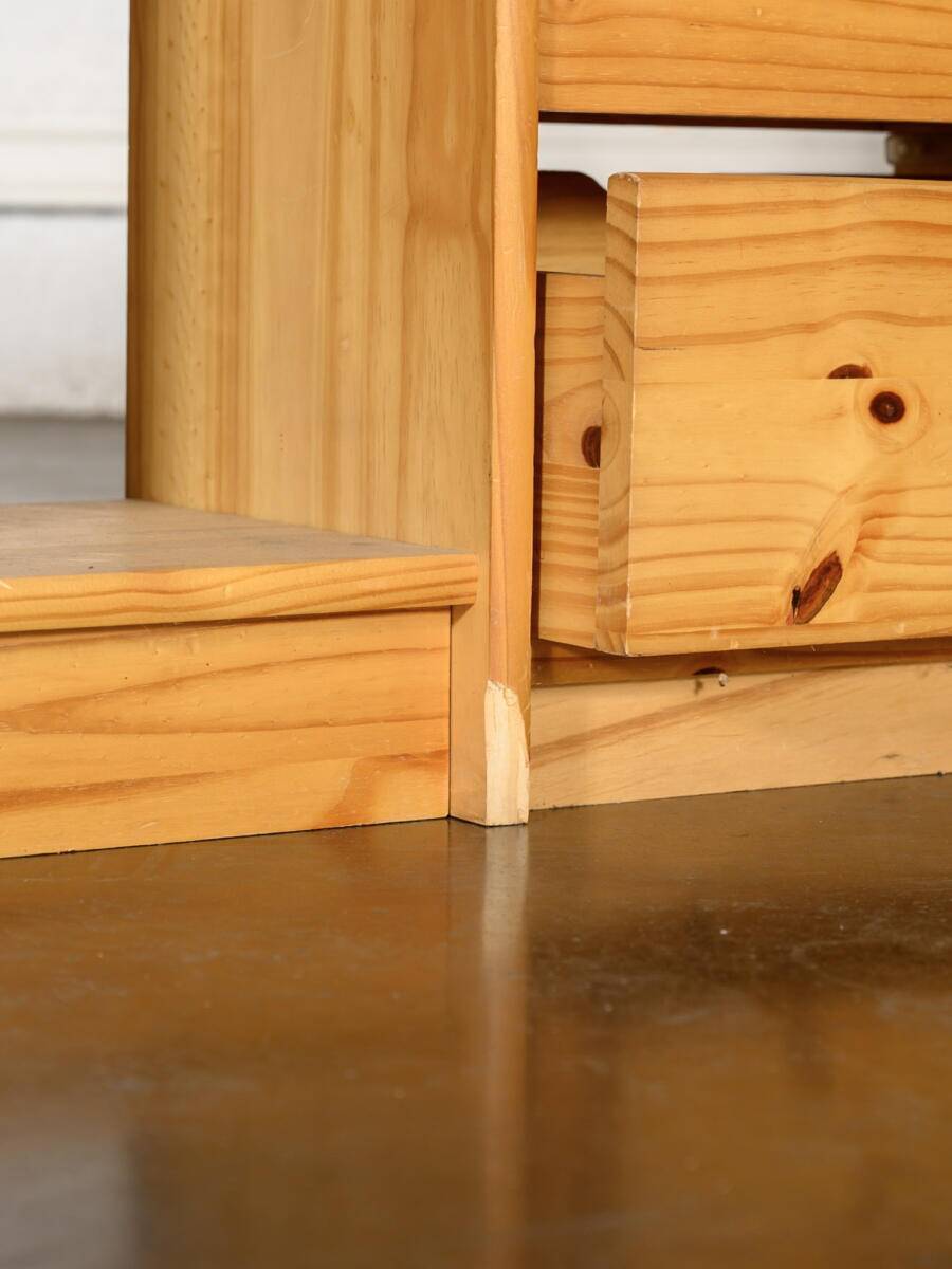 Large pine bookshelf