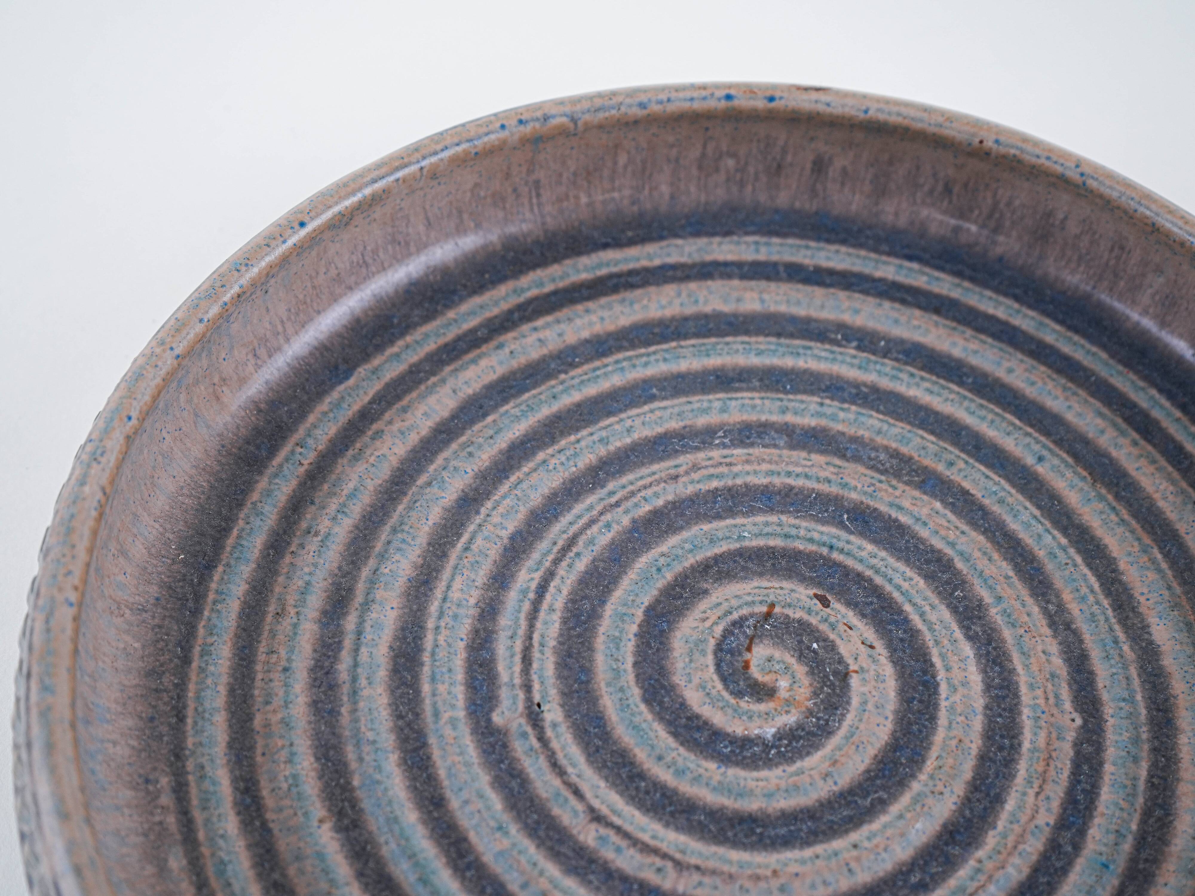 Ceramic bowl, Danish design, 1960s, manufactured by Lovemose