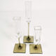 Crystal candlesticks, Rosenthal, designed by G. Jensen, Germany, 1970s