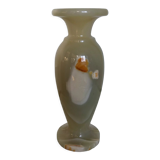 Polished marble vase