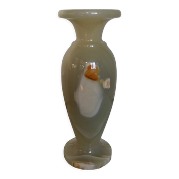 Polished marble vase