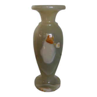 Polished marble vase