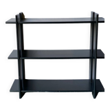 Vintage black satin lacquered shelf