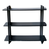 Étagère vintage laquée satin noire