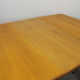 Table à manger extensible en chêne carré, Italie années 1970
