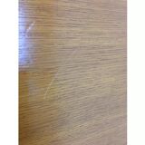 Table d'appoint haricot bois pied compas, années 50