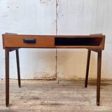 Vintage teak desk Scandinavian look 1960s