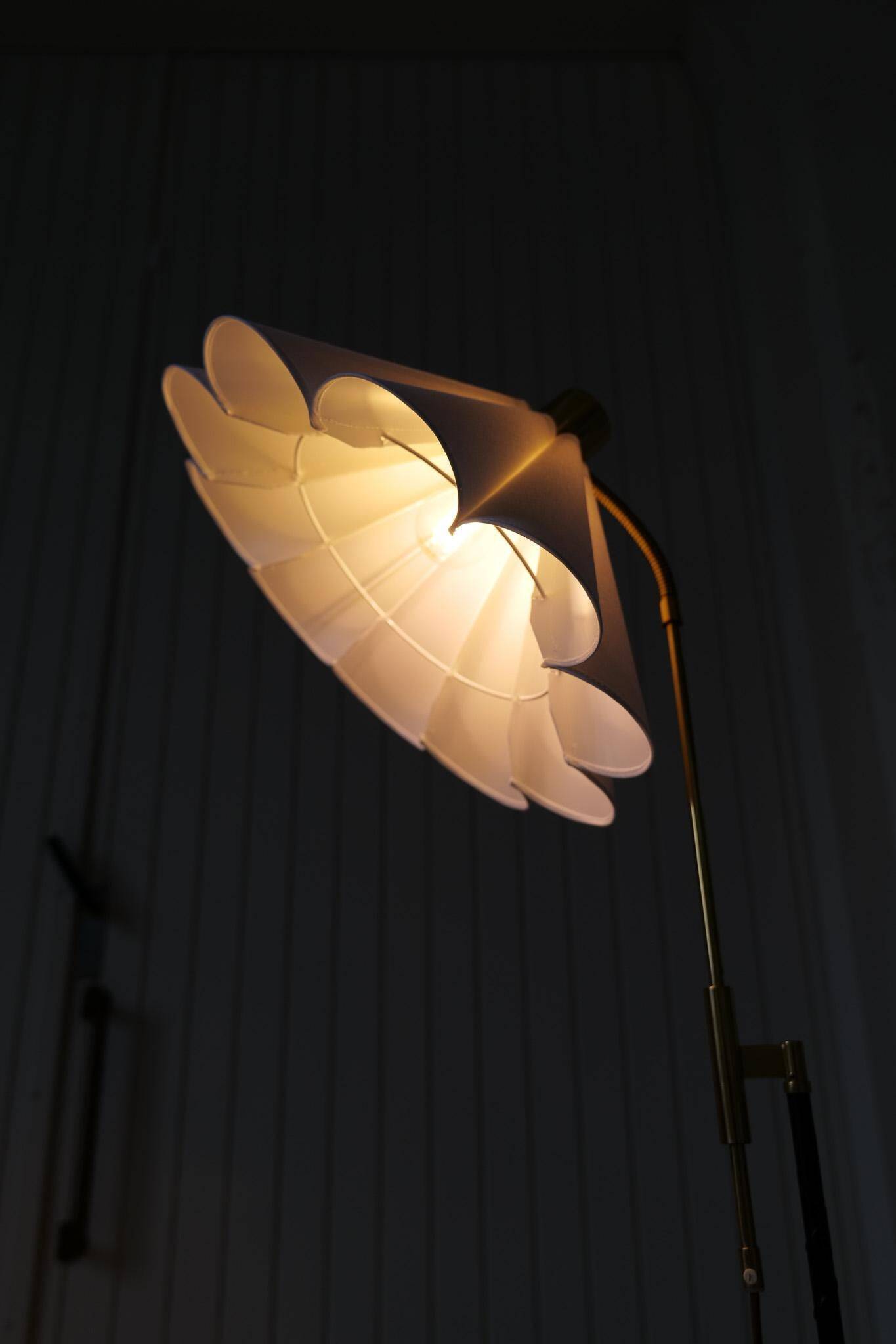 Mid-century modern floor lamp Möllers Armatur Sweden, 1960s