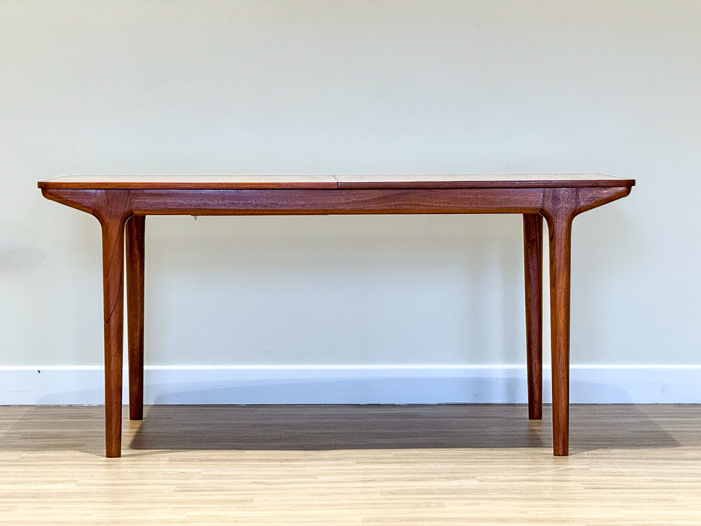 Mid-century McIntosh double extending dining table