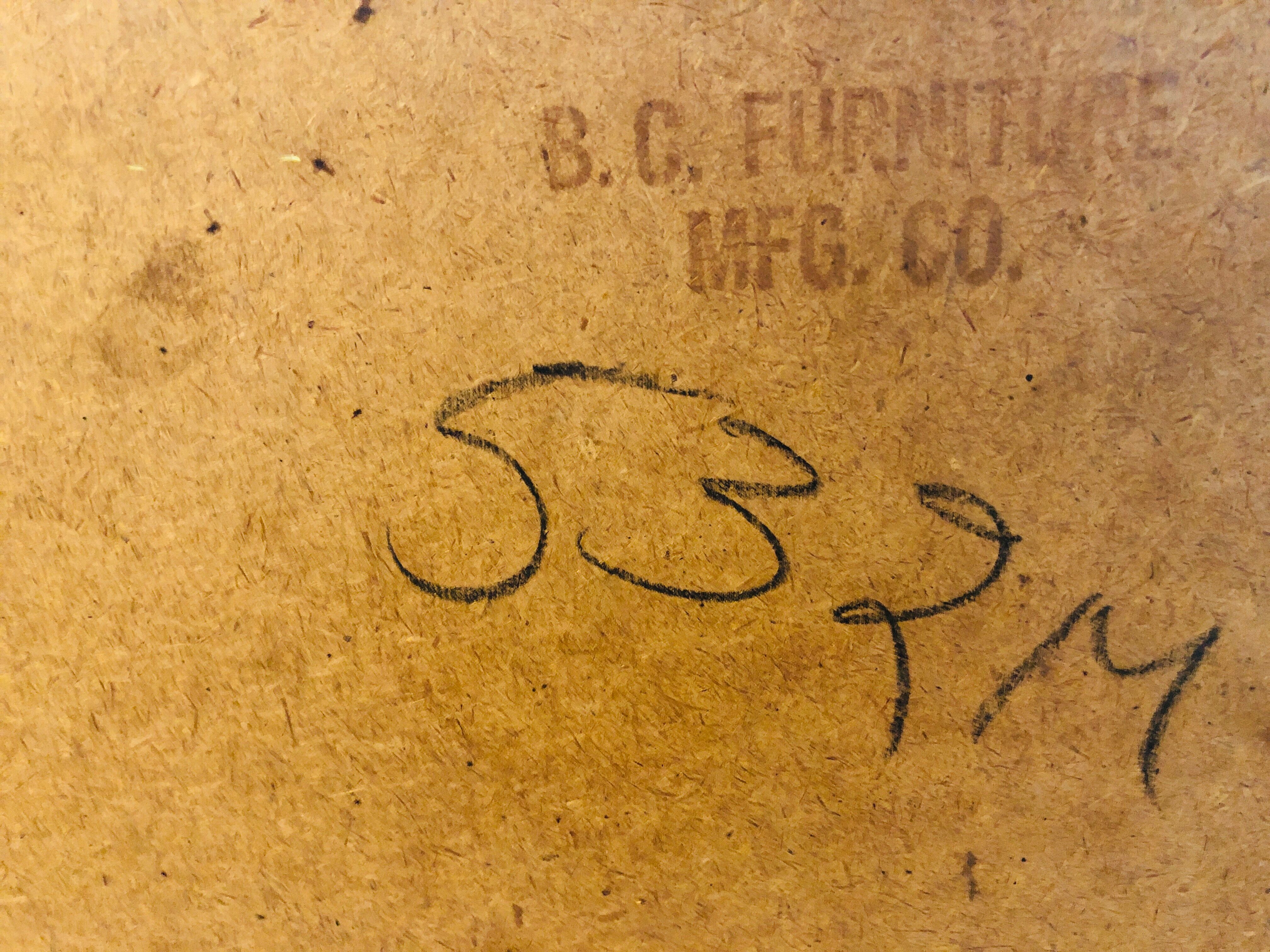 Vintage 5-drawer dresser by BC Furniture 60s