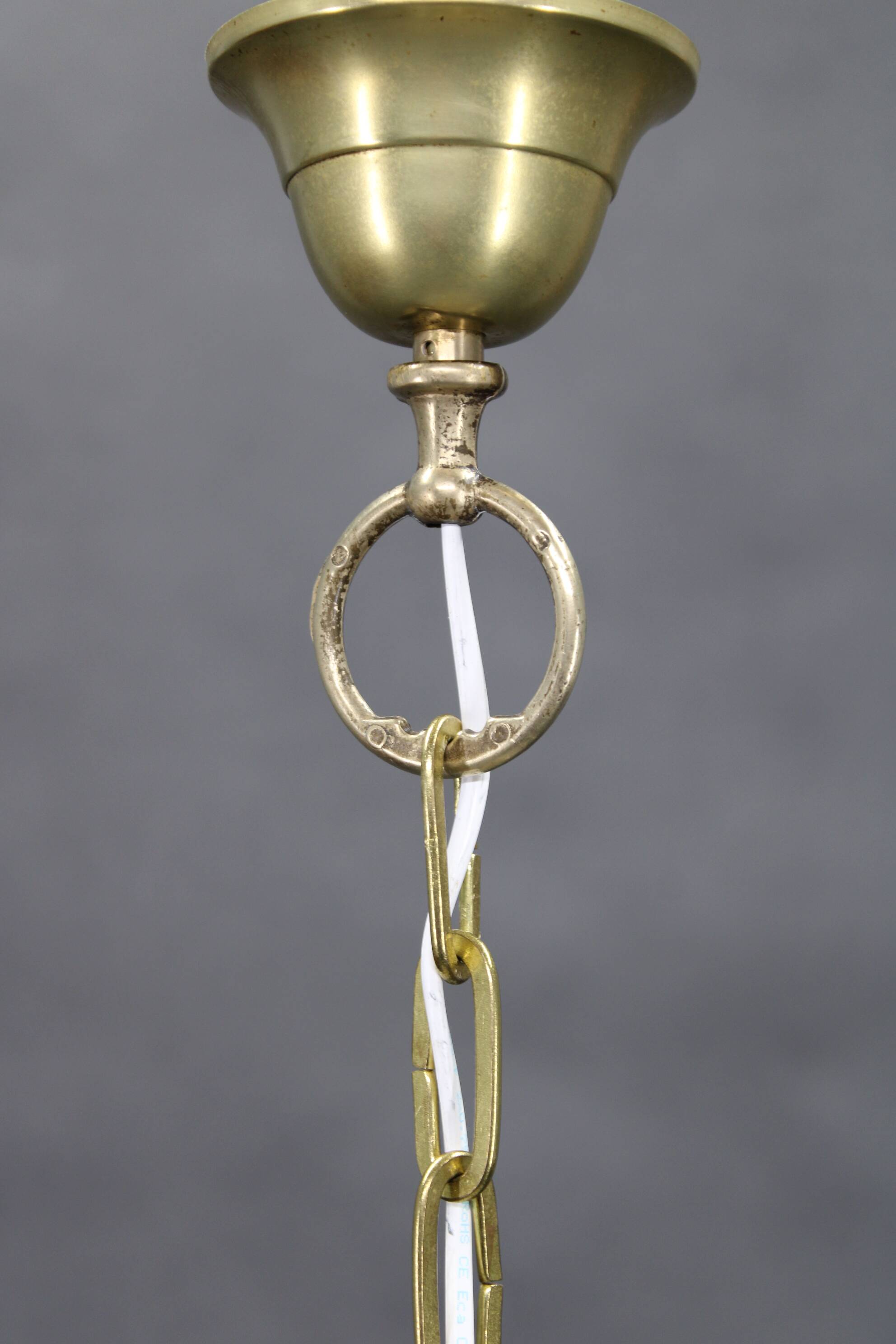 1980s Large Murano Glass Pendant Light, Italy