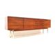 large vintage Brazilian rosewood sideboard from Bartels made in the 1960s