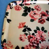 Flowery vintage platter
