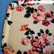 Flowery vintage platter