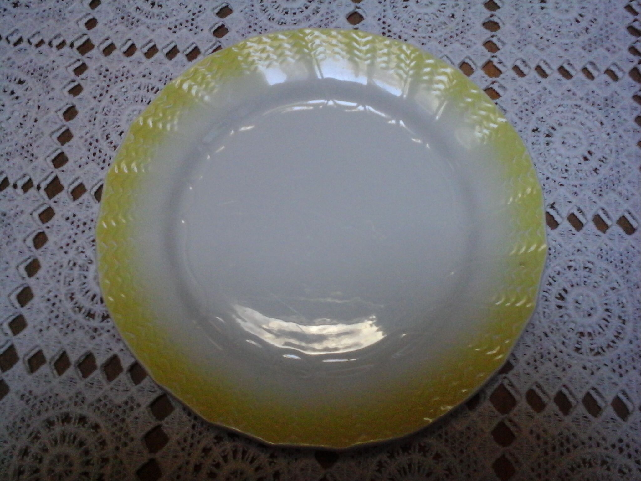 8 Sarreguemines dessert plates