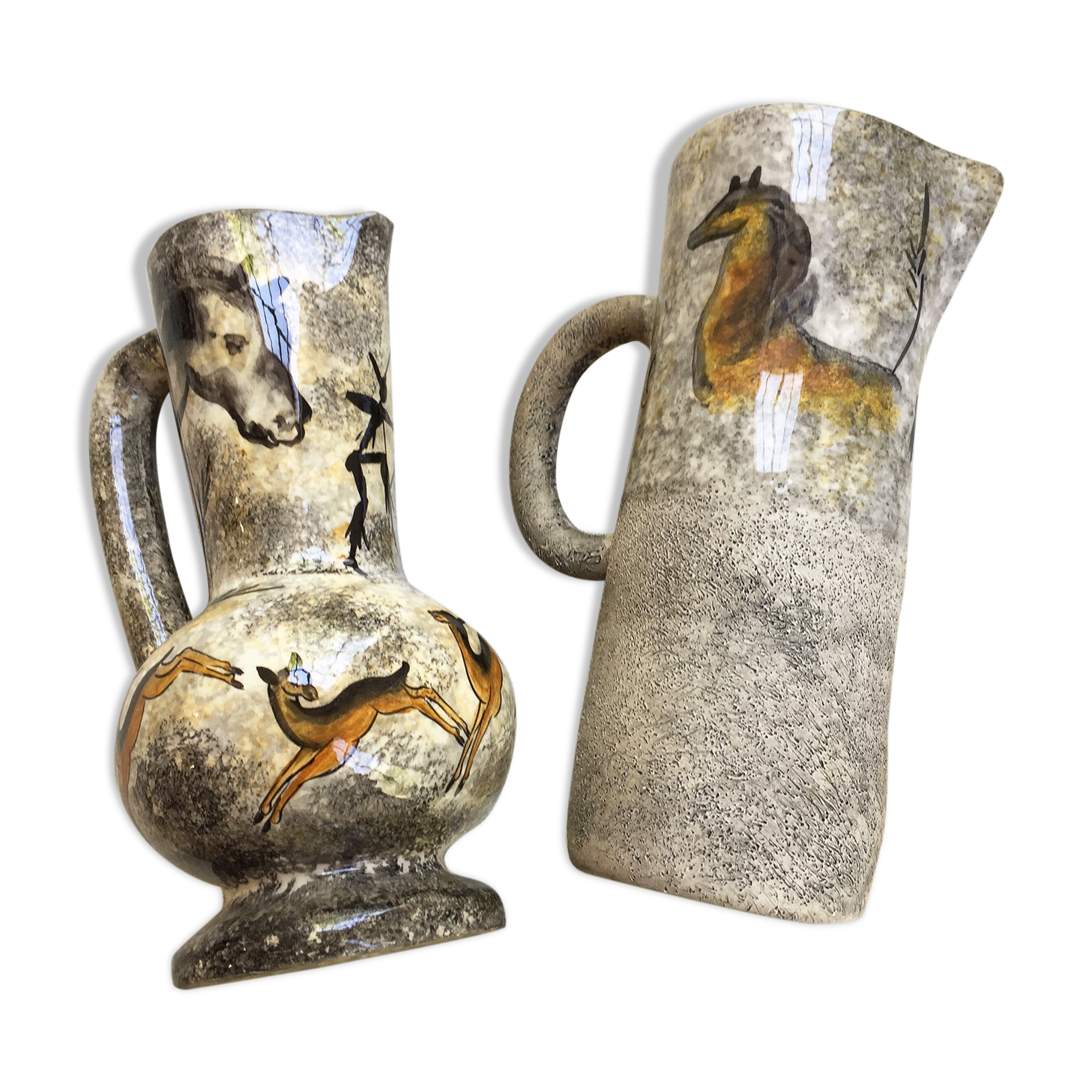 Pichets Vallauris « Lascaux » André Quiron