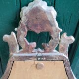 MIRROR IN LOUIS XV STYLE WITH GILDING AND SILVERING