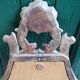 MIRROR IN LOUIS XV STYLE WITH GILDING AND SILVERING