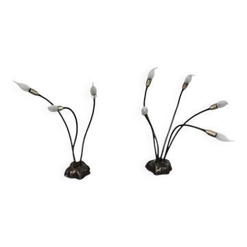 Tom Kater desk - ceiling / table lamps / 1980s / marked