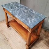 Empire console with columns