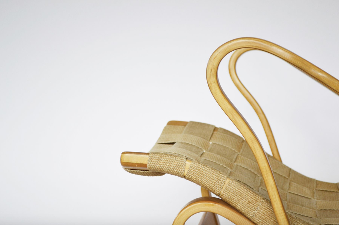 Fauteuil Pernilla par Bruno Mathsson pour Firma Karl Mathsson, 1976