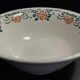 Salad bowl in earthenware, new earthenware factory Givors, Roxanne art deco decor