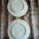 2 antique barbotine plates from Salins