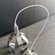 Suspension vintage inox brossé
