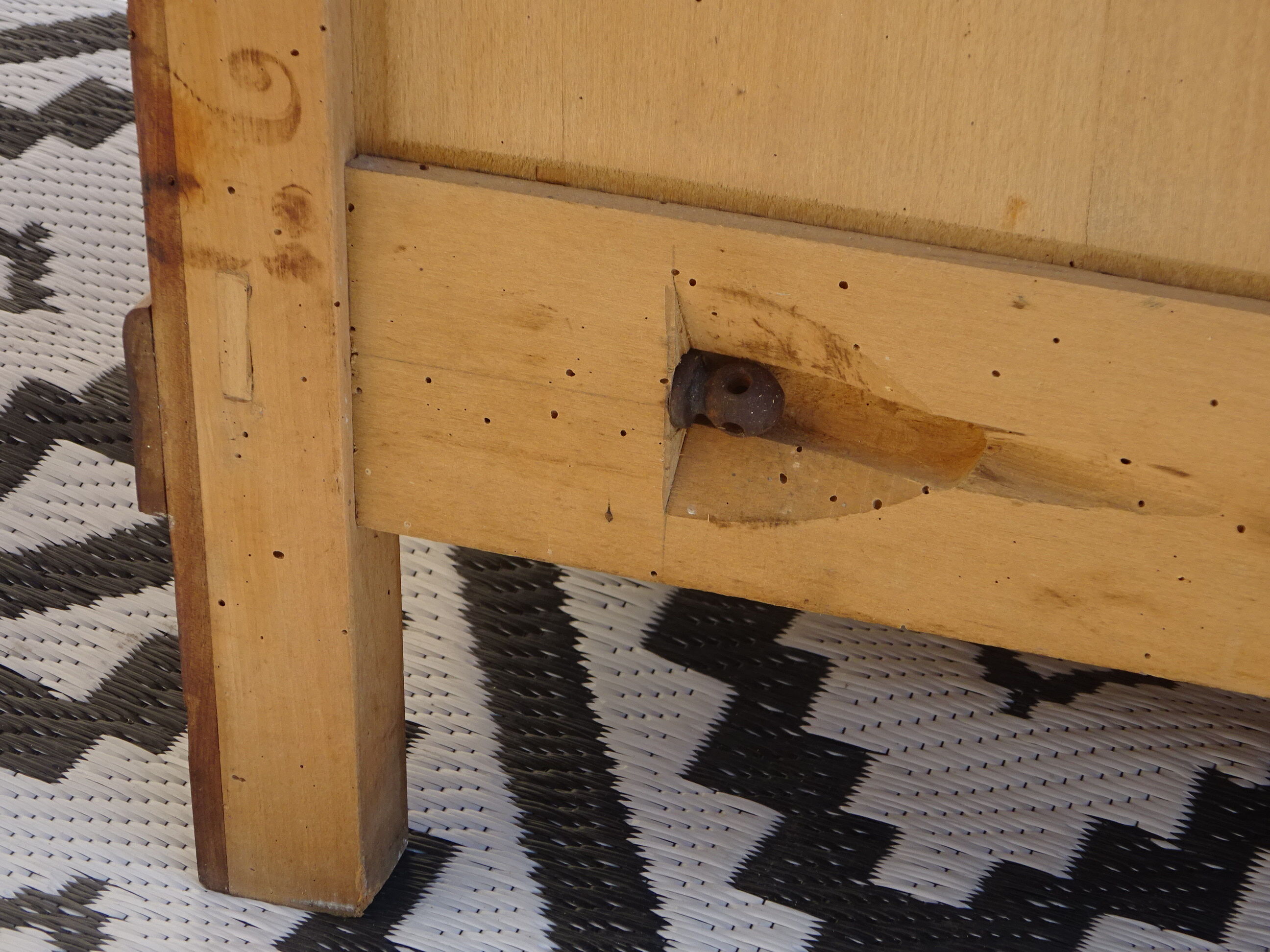 3-door walnut cabinet and walnut bramble