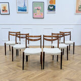 Set of 6 Scandinavian chairs