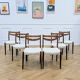 Set of 6 Scandinavian chairs