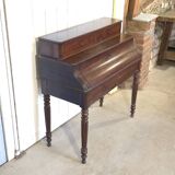 Louis Philippe style mahogany stepped desk, 19th century