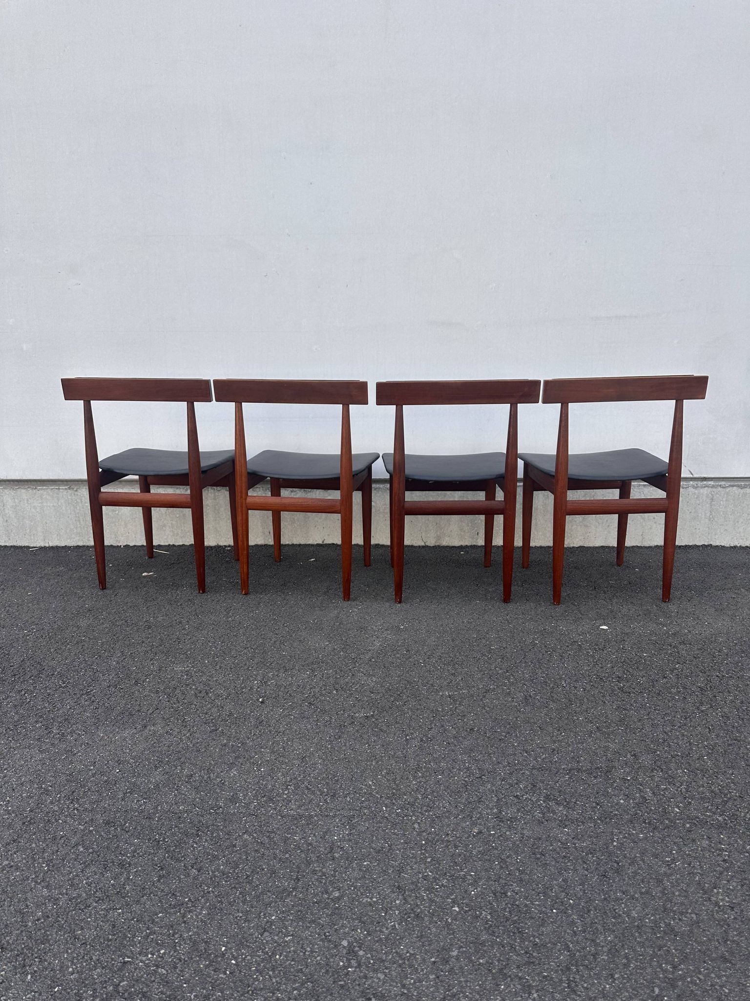 4 teak chairs, Hans Olsen for Frem Røjle – Denmark 1960