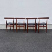 4 teak chairs, Hans Olsen for Frem Røjle – Denmark 1960