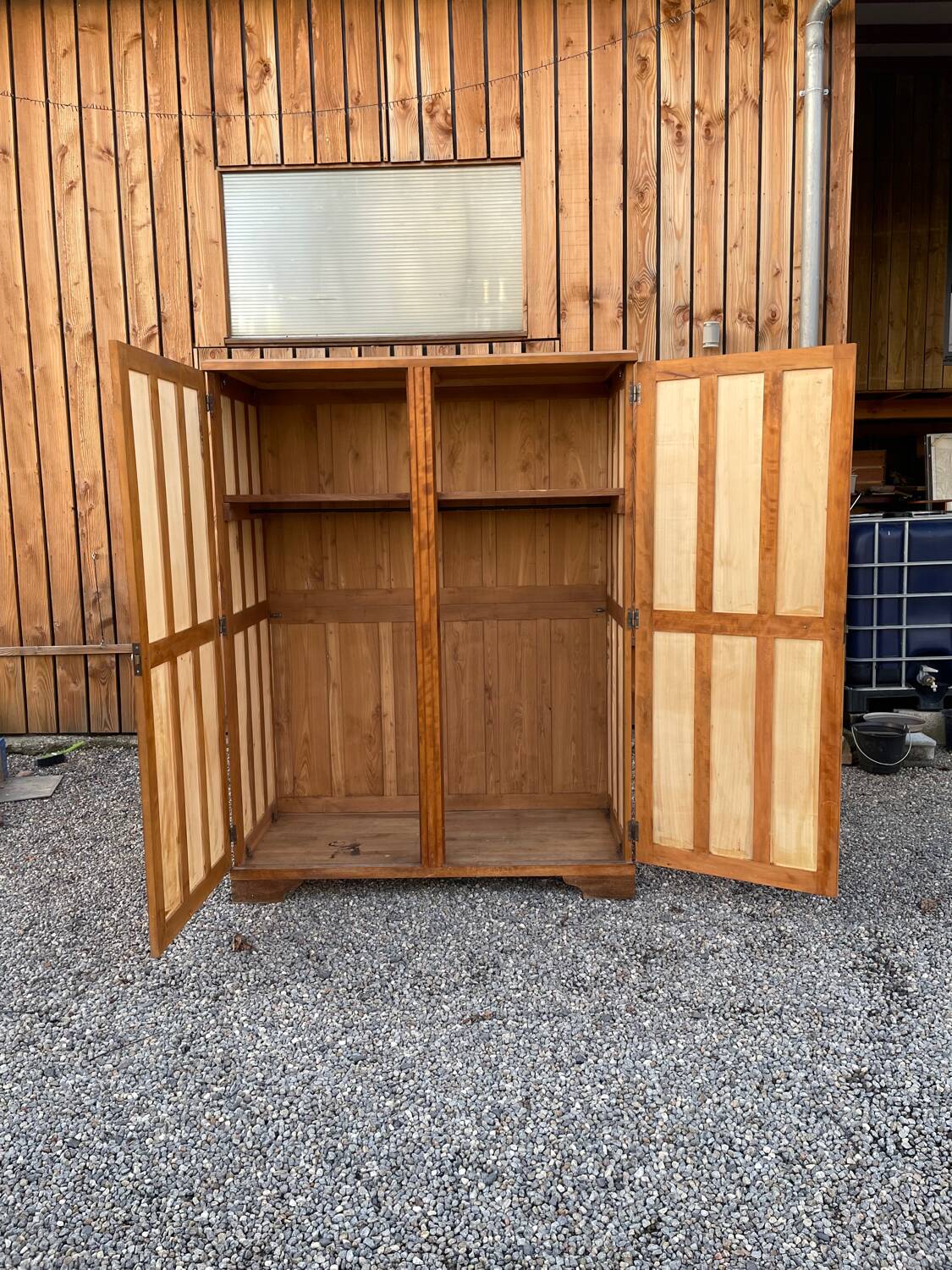 Large Mid Century Retro Parisian Wardrobe