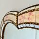 Large vintage Spanish Venetian-style wall mirror, brass, 1980s Hollywood Regency