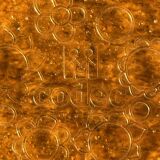 Amber glass salad bowl