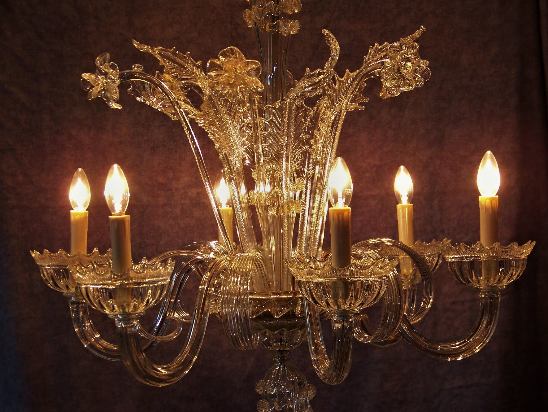 Murano glass chandelier, Venice