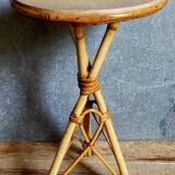 Rattan tripod plant holder harness 50s